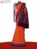 Pure Handloom Zari Butta Banarasi Crepe Silk Saree
